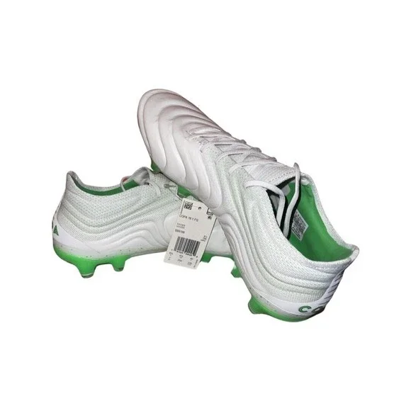 Adidas Copa 19.1 Fg Men's Soccer Cleats New White/Green Size 7 BB9186